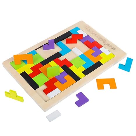 Jk Toys Wooden Tetris Puzzle Brain Teasers Toy Tangram Jigsaw For Kids Best Gifts #top #toys #for #6 #yr #old #girl Jk Toys Wooden Tetris Puzzle Brain Teasers Toy Tangram Jigsaw For Kids Best Gifts