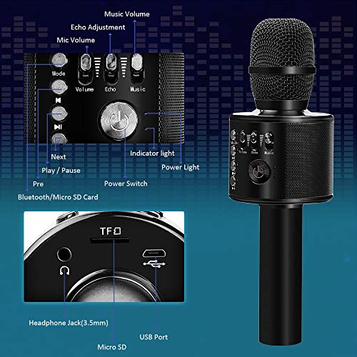 2 BONAOK+Bluetooth+Microphone+Christmas+Smartphone