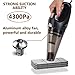 MalRom MS 2018 Cleaner-Car Vacuum High Suction 4.3 KPa Handheld Portable Auto Detailer Wet Dry-Pet Hair-Upholstery-Power Cord 16.7 ft (5m) -Incl.Extra Filter and Replaceable Fuse (Black)
