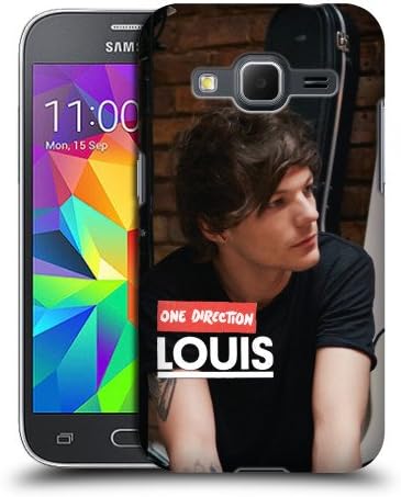 Official One Direction 1D Guitar Louis Tomlinson Photo Hard Back Case Cover for Samsung Galaxy Core Prime G360