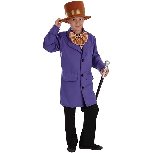 Disfraz De Willy Wonka Para Hombre – Traje De Lujo Para Carnaval, Fiestas De Disfraces Y Celebraciones Temáticas