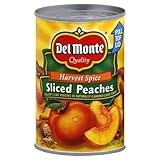 Del Monte Spiced Peaches, 15-Ounce (Pack of 12)