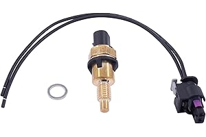 MOTOKU Engine Coolant Temperature Sensor with Connrctor Wiring Harness for 2016-2020 Buick Regal Sportback Lacrosse Cadillac CT5 ATS CTS CT6 XT5 Chevrolet Camaro Colorado Blazer GMC Acadia Canyon