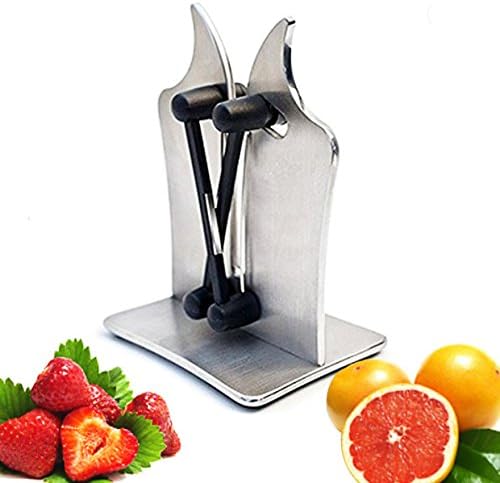 Bavarian Edge Kitchen Knife Sharpenr - Professional Kitchen Knife Sharpener for Sharpens, Hones, Polishes Serrated, Beveled, Standard Blades, Sharpens as Seen on TV.Mother's Day Gift