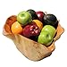 WELLAND Handmade Storage Natural Root Wooden Bowl salad bowl for food Deep Bowls