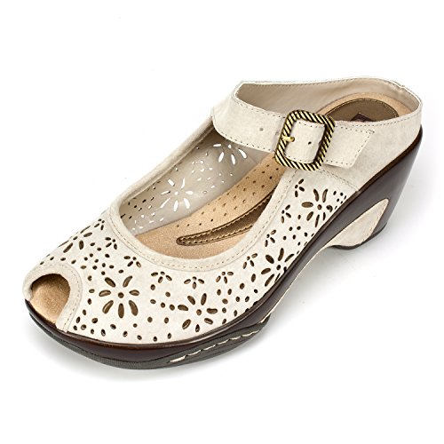 White Mountain Shoes 'MISO' Women's Mule, Light Sand - 9 M