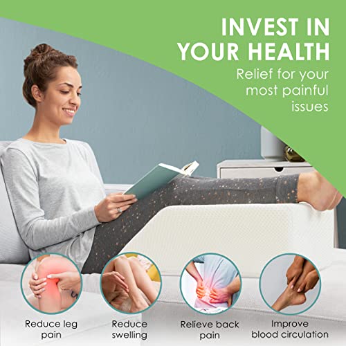 Cushy Form Wedge Pillows 8 Inch Leg Pillows for Sleeping, Post