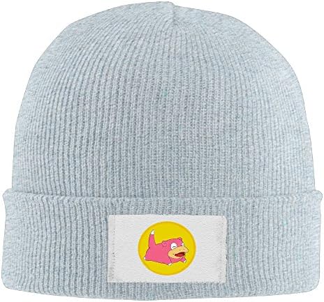 ABilibili Pokemon GO Slowpoke Knit Cap Woolen Hat Cap For Unisex Ash