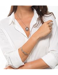 Pulsera de plata de ley 925 con piedras preciosas de Paz Creations, fabricada en Israel