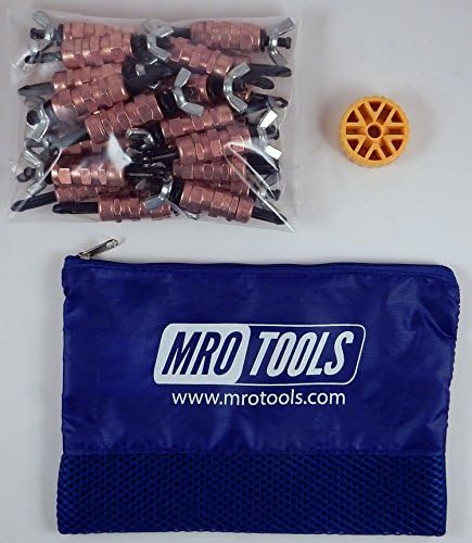 25 1/4 Standard Wing-Nut Cleco Fasteners w/ HBHT Tool & Carry Bag (KWN1S25-1/4)