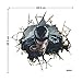 Letitia Matthew 3D Venom Wall Stickers Decal for Kids Room PVC Cartoon Bedroom Wall Decor 45×45 cm, Removable