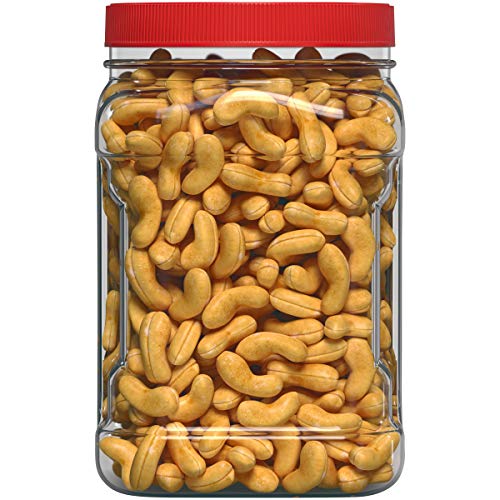 Fisher Snack Premium Whole Cashews, 24 Ounces, Roasted with Sea Salt, No Artificial Colors or