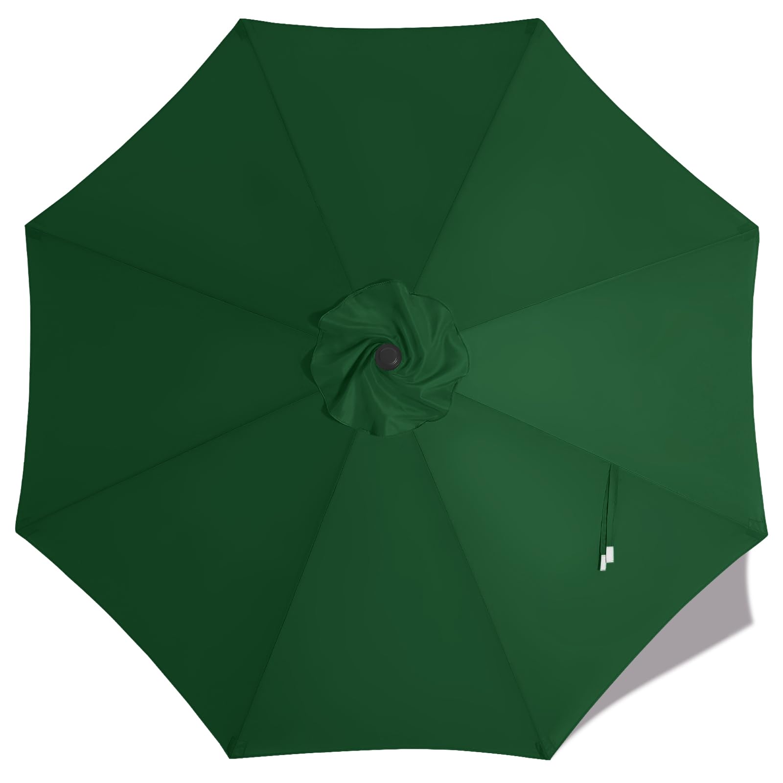 Photo 1 of MASTERCANOPY Patio Umbrella 9 ft Replacement Canopy for 8 Ribs-Forest Green Canopy Only