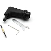 TMAX Right Angle Attachment Tool for Dremel and Other Rotary Tools | 90&deg; Angled Head | Gets Into Hard To Reach Places | Easy Screw-On Installation | Suitable For Woodworking, Metal &amp; Auto Repair