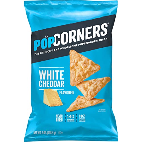 Popcorners Original Cheddar Popped Corn Chips Bag, 7 Ounce Pricepulse