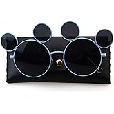 tinkare Mouse Ear Sunglasses for Adults UV Protection Lightweight Theme Park Accessories (Unisex)