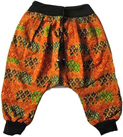 Kids Elephant Pant - Orange