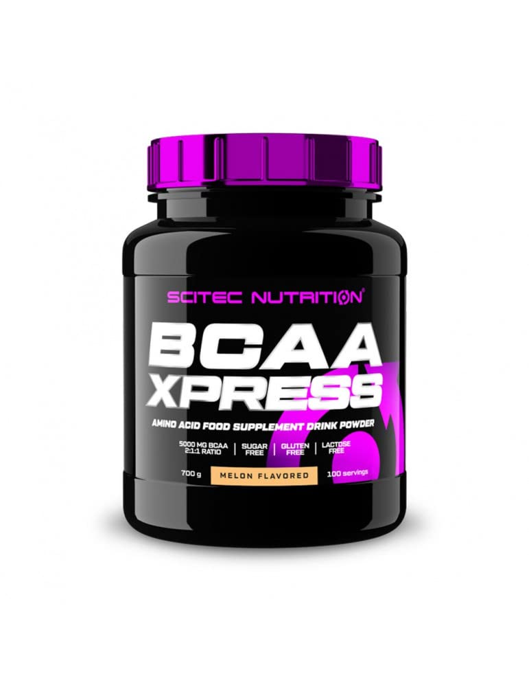 Scitec Nutrition BCAA Xpress, Sugar, Gluten & Lactose-Free, 5g Pure BCAA, Muscle Recovery & Growth, 2:1:1 Amino Acid Ratio, Flavoured & Easy Mixing, 700 g, Melon