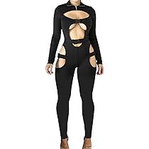 sedmoda Women Sexy Bodycon Buckle 