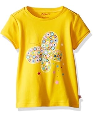 Toddler Girls' Fitted Cap Sleeve Tee