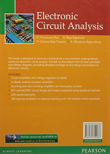 Electronic Circuit Analysis, 1e 1