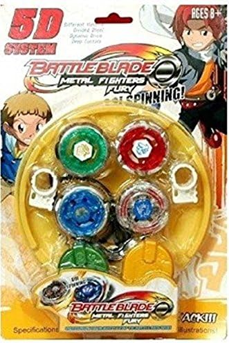 Toyvala 4D/5D System Battle Blade Metal Fighter Fury for Kids (Multicolor)