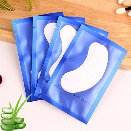 Under Eye Pads, Comfy and Cool Under Eye Patches Gel Pad for Eyelash Extensions Eye Mask Beauty Tool (100 Pairs)