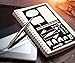 GSS Designs Pack of 3 Plastic Planner Stencils Journal/Notebook/Diary/Scrapbook DIY Drawing Template Stencil 4x7 Inch (SL-001)