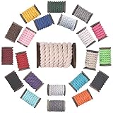 FMS Super Soft Triple-Strand 1/4 Inch, 1/2 Inch, 5/8 Inch, 3/4 Inch and 1 Inch Twisted Cotton Rope by the Foot, 10 Feet, 25 Feet, 50 Feet, 100 Feet (Natural White)(1 Inch x 50 Feet)
