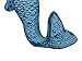 Hampton Nautical Rustic Light Blue Whitewashed Mermaid Hook 6