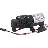 Everflo 12V On-Demand Diaphragm Sprayer Pump - 1.0GPM, 40 PSI Max, 3/8" Hose Barb