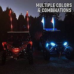 YCHOW-TECH UTV LED Whip Lights with Spring