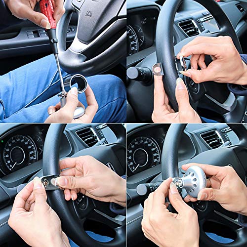 Yesbaby 1Pc Universal Car Auto Steering Wheel Spinner Knob Aid Lorry Truck Hand Control Booster Ball (Color : Silver)