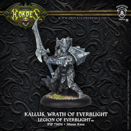 Privateer Press Hordes - Legion - Kallus Wrath of Everblight Model Kit