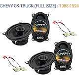 Fits Chevy CK Truck (Full Size) 1988-1994 Factory Speaker Upgrade Harmony (2) R46 New