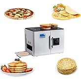 AVSMGP Fully Automatic Roti, Electric Tortilla Making Machine- Adjustable Thickness + Adjustable Time + Color Touch Screen fo