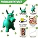Inflatable Bouncy Horse/Pony - Animal Hopper Ride-on Seat – Best Gift Toddlers Age 1, 2, 3, 4 Year Old Boys Girls Indoor/Outdoor + Free Foot Pump