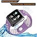 DEKER Bands Compatible with Fitbit Versa/Versa Lite/SE Smartwatch Bands, Breathable Soft Silicone Adjustable Replacement Bracelet Strap Wristbands (Small 5.5-6.7