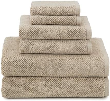 Utica Textured Organic 6-piece Towel Set