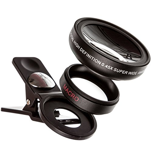 iPhone Camera Lens Kit (Universal) Pro Series HD DSLR Lens Bundle For