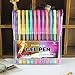 heartybay Colored Gel Pens Flash and Bright Colored for Adult Coloring Book Drawing Pens for Sketch Gel Pen Set, 12 Assorted Colors