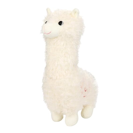 Skryo????????35 cm Entzückende Kawaii Alpaka Llama Arpakasso Weichem Plüsch Spielzeug Puppe Niedlichen Stofftier (Weiß)