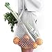 Reusable Produce Cotton Mesh Bag - SURDOCA Natural Cotton Net String Shopping Tote Bag ,1PC