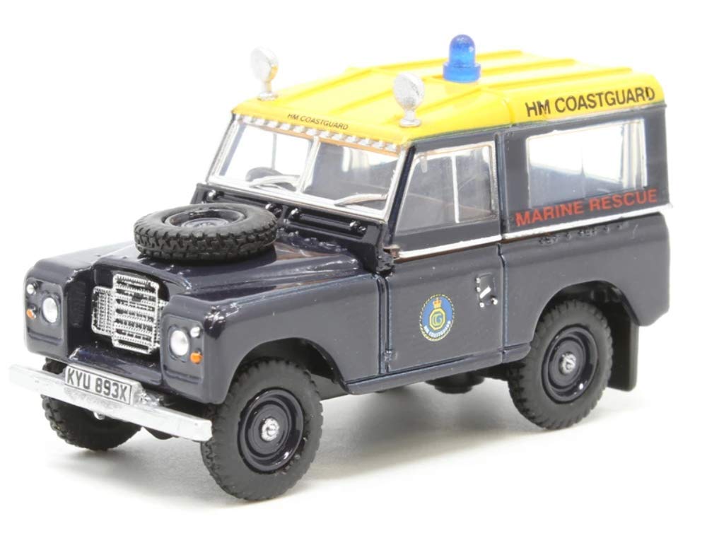Oxford Diecast 76LR3S007 Land Rover Series III SWB Station Wagon HM Coastguard