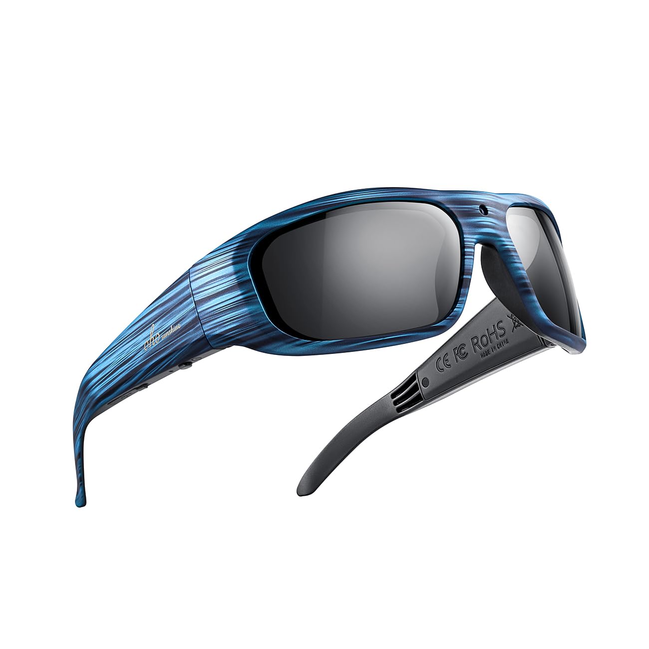 OhO 64GB Camera Glasses,24M Resolution H.265 1080P Smart Glasses with UV400 Sunglasses Lens for Outdoor Sport,Unisex