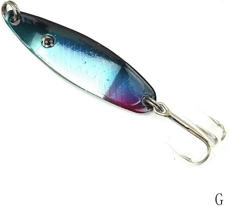 Amazon Co Jp Kangfang Fishing 5センチメートル6 5グラムブランドスプーンルアー中国6 ハードスプーンルアーメタル ジギングルアー餌釣り 色 G ホーム キッチン