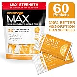 Coromega Max Super High Omega-3 Fish Oil, Citrus Burst, 60 Count
