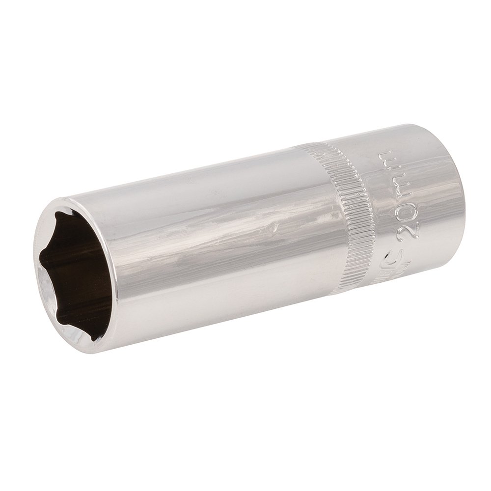Silverline 117659 Deep Socket 1/2" Drive 6pt Metric 20 mm