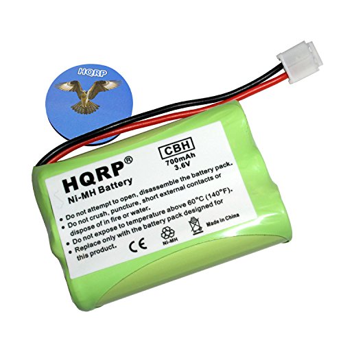 HQRP Phone Battery for VTech 6765, 6772, 6773, 6775, 6783, 6785 Cordless Telephone plus Coaster