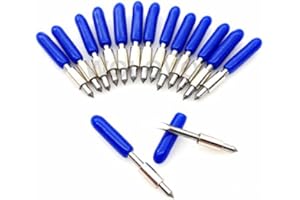 WOLOVO 15pcs 60 Degree Graphtec CB15/CB15U Vinyl Cutter Plotter/Printer Blades